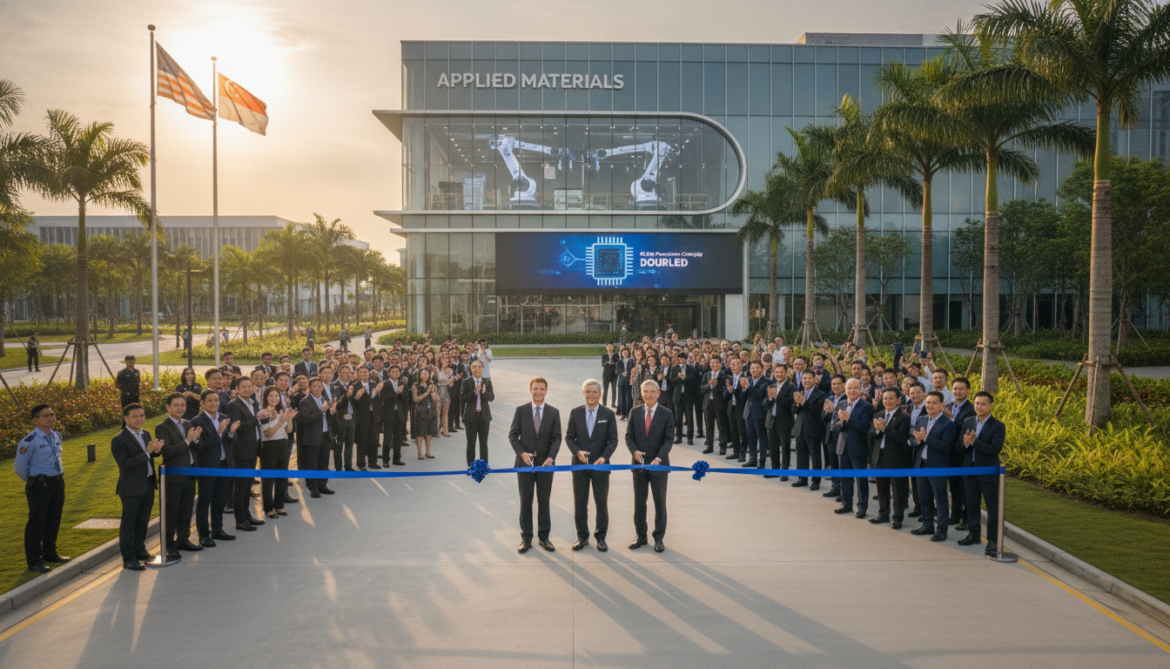 Applied Materials opens $500 million Singapore campus to double AI chip production capacity