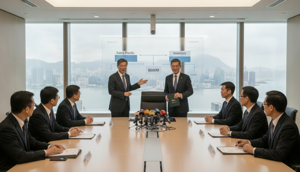 Swire Pacific launches zero-interest exchangeable bond to raise $600m, transfers 6% Cathay stake