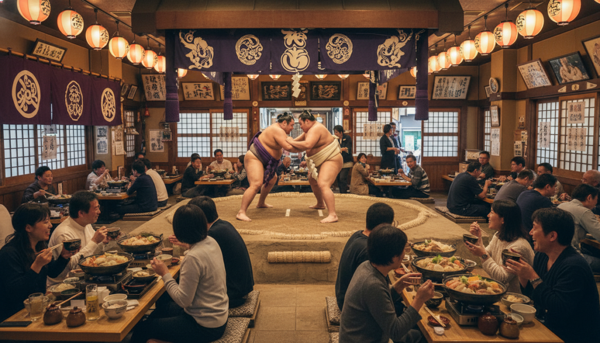 Tokyo sumo restaurants offer immersive live shows with chanko nabe