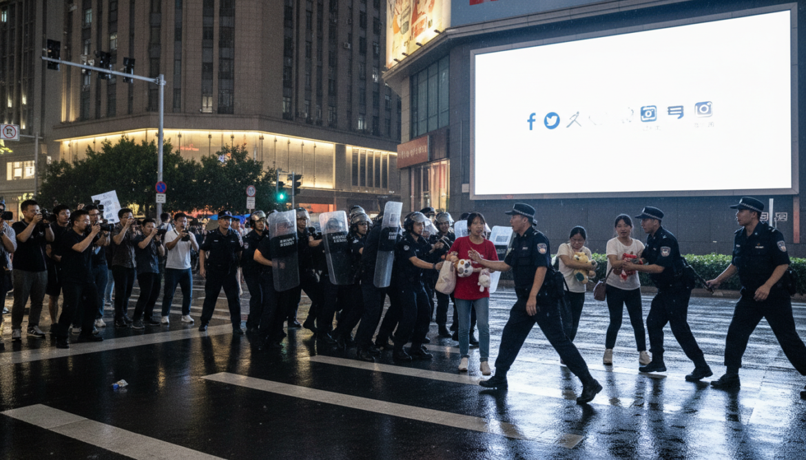 Chongqing police disperse animal welfare protest as censors remove online posts