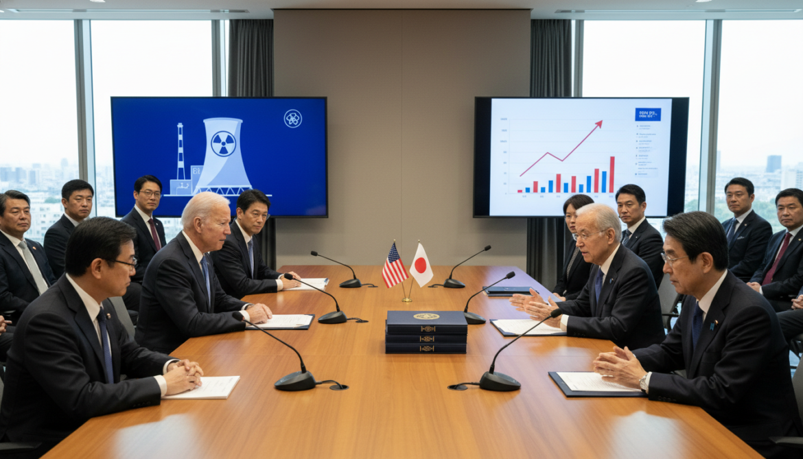 Japan $550 Billion Pledge Funds US Push to Expand Nuclear Exports