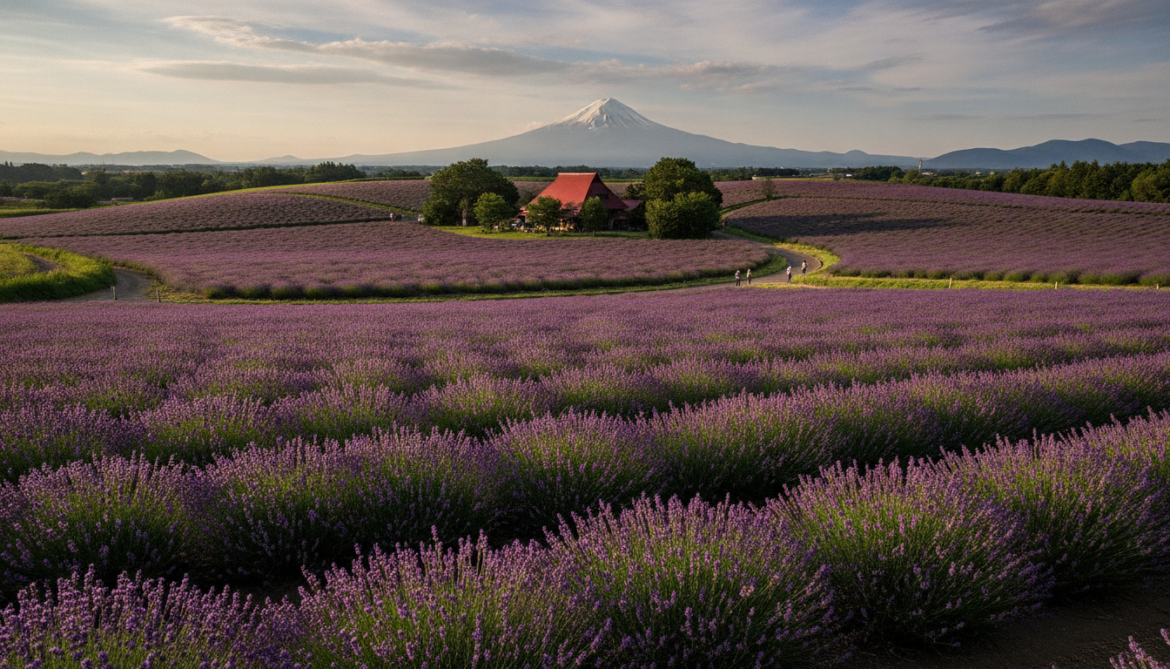 Lavender Fields in Japan Peak in July from Furano to Kawaguchiko