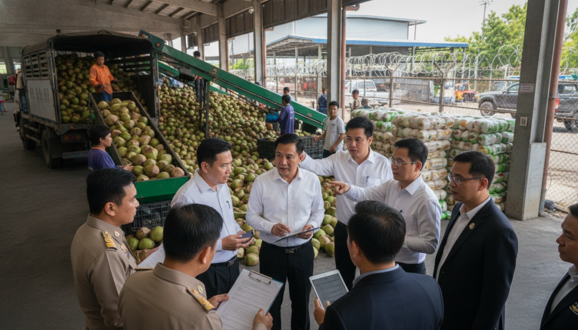 Chinese brokers dominate Thai coconut supply chain as Thailand cracks down