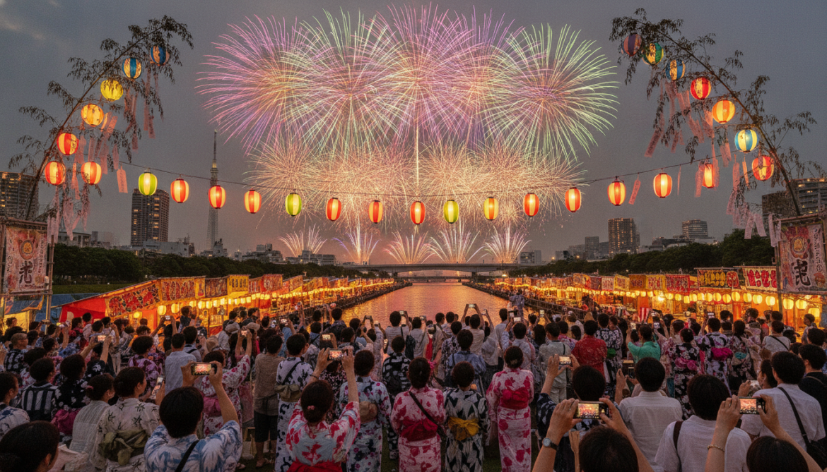 Tokyo Summer Festivals Kick Off in July with Fireworks and Tanabata