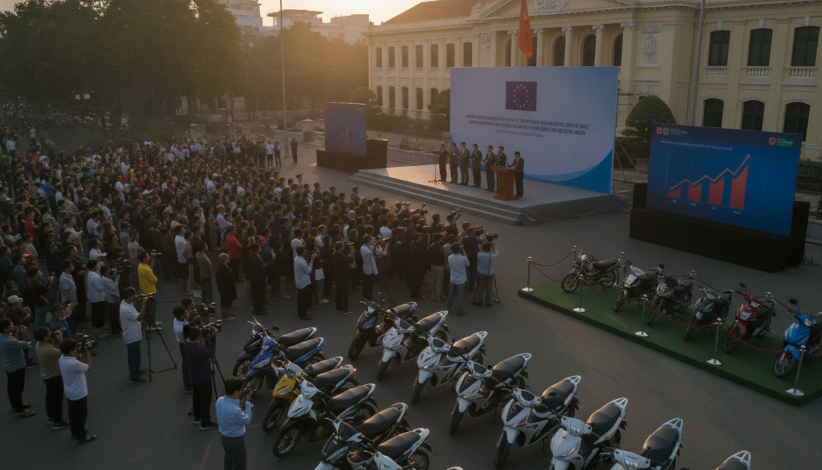 Hanoi unveils gradual plan to restrict gasoline motorbikes, keeps EU standards
