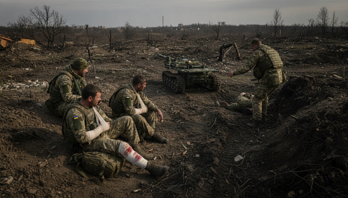 Ukraine war forces wounded soldiers to await unmanned ground vehicle rescues