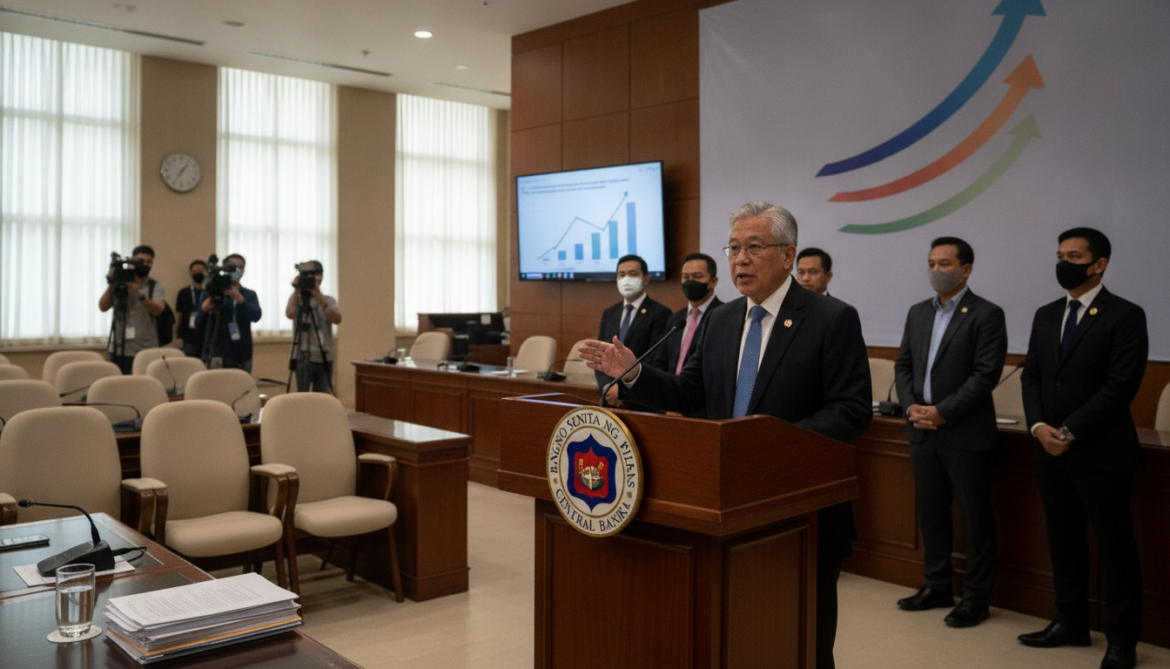 Philippine Central Bank Raises Rate 25 Basis Points to Curb Fuel-Driven Inflation