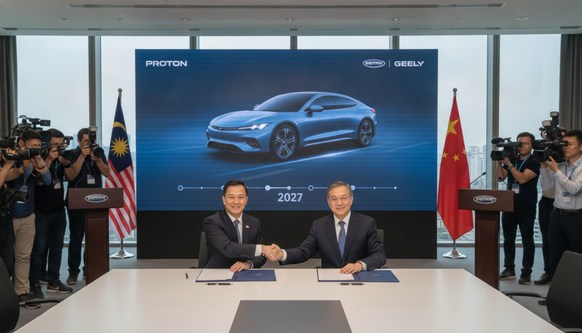 Geely announces EV production at Proton Malaysia plant starting 2027