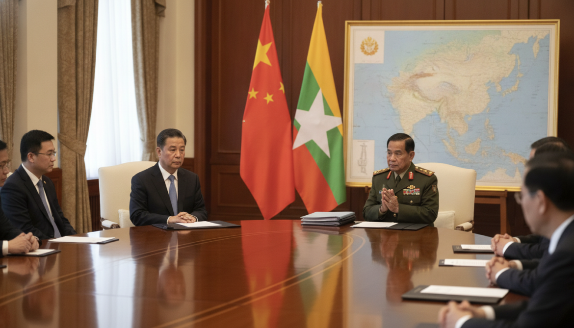 China urges Myanmar's Min Aung Hlaing to broker peace with ethnic groups