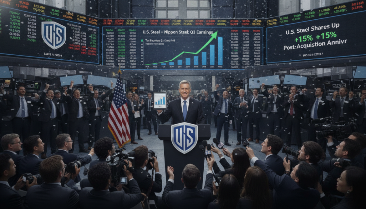 U.S. Steel posts profit gains one year after Nippon Steel acquisition