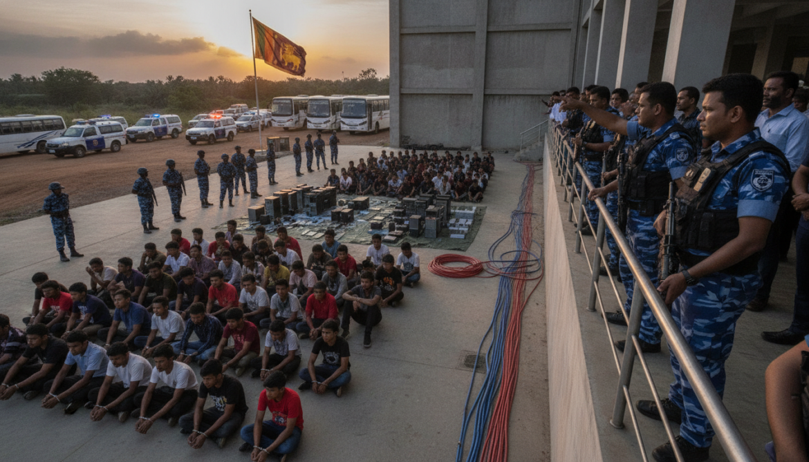 Sri Lanka detains over 700 foreigners as Chinese cybercrime syndicates relocate
