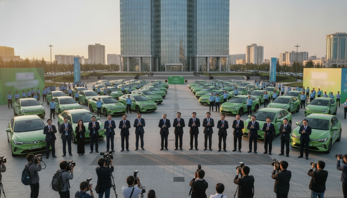 VinFast rolls out electric taxi fleet in Kazakhstan as Green SM expands