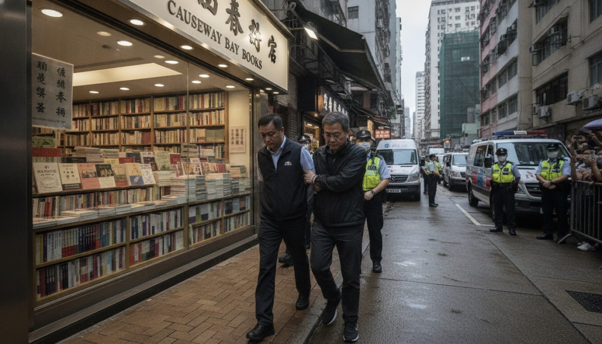 Hong Kong detains two booksellers for allegedly displaying seditious publications