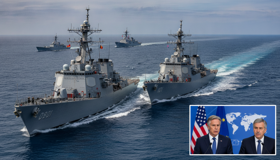 Taiwan warns China maritime operations risk accidental collisions as US and Europe rebuke Beijing
