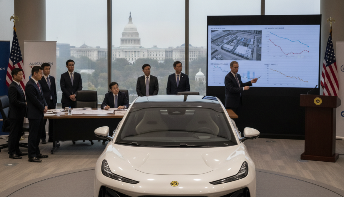 Lotus considers US manufacturing for plug-in hybrid SUV after tariffs dent sales