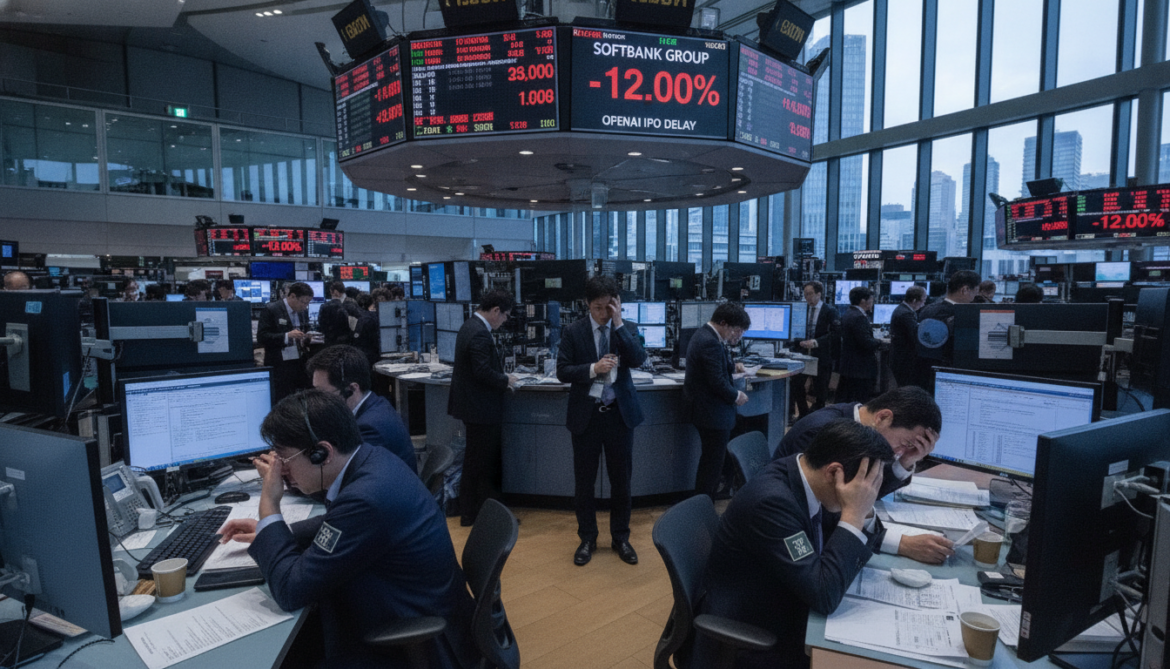 SoftBank Group plunges 12% as OpenAI IPO delay sparks selloff