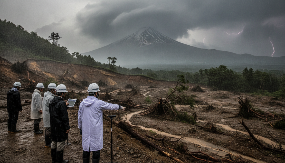 Mount Fuji earthquake: scientists warn quake and typhoons could loosen ground
