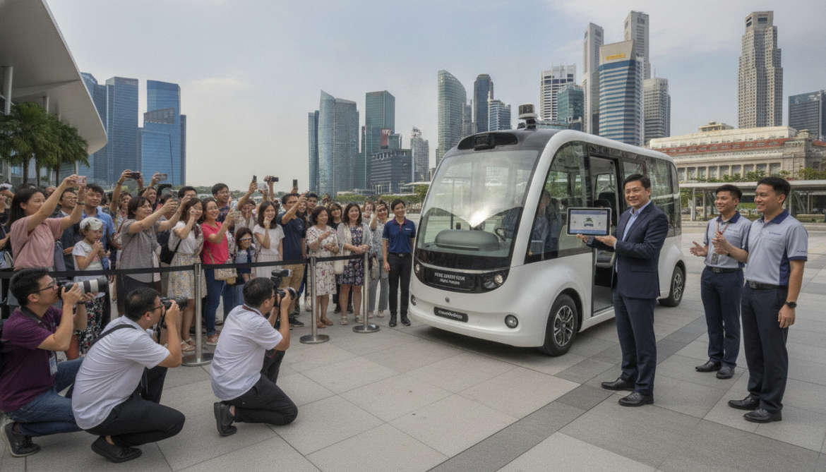 ComfortDelGro launches free autonomous shuttle service via app in Singapore
