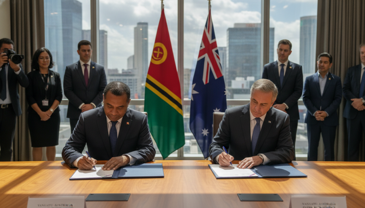 Vanuatu and Australia Sign Revised Security Pact to Bar Foreign Military Bases Including China