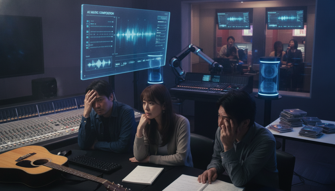 AI-generated music surges in Japan and challenges human songwriters and karaoke catalogs