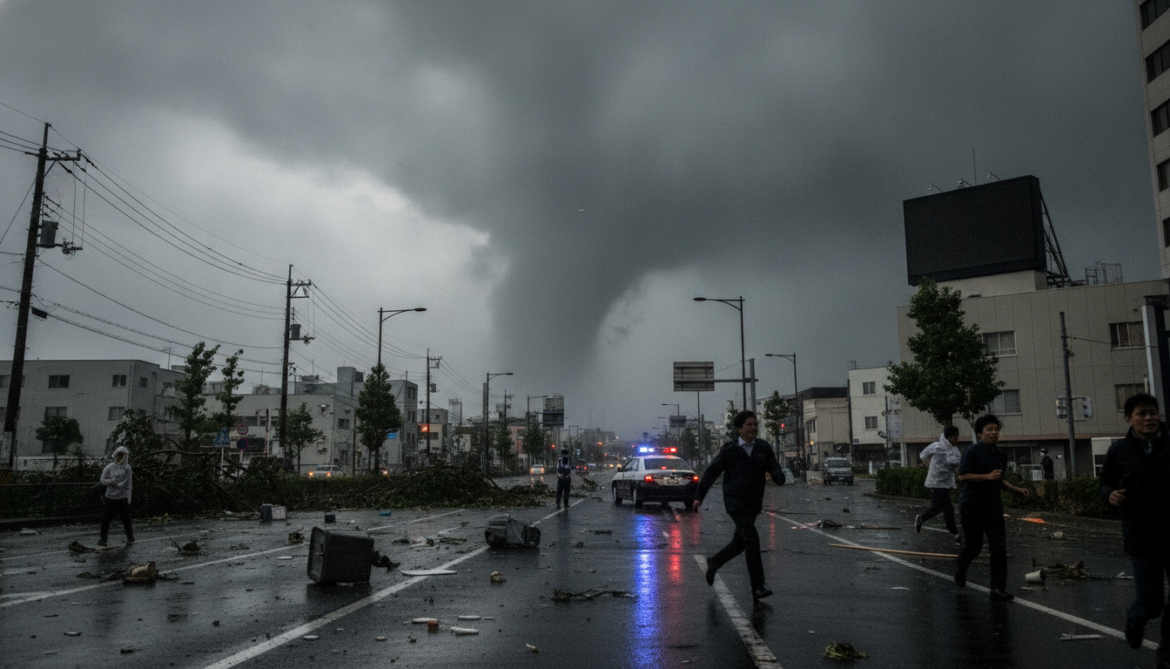 Aichi issues tornado sighting advisory after suspected tornado-like gusts, warns of more