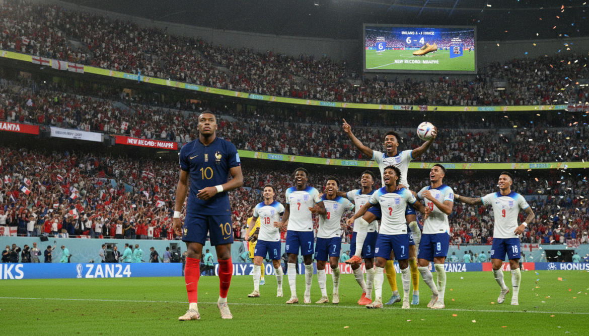 England beat France 6-4 in World Cup third-place match; Saka hat-trick, Mbappé sets record