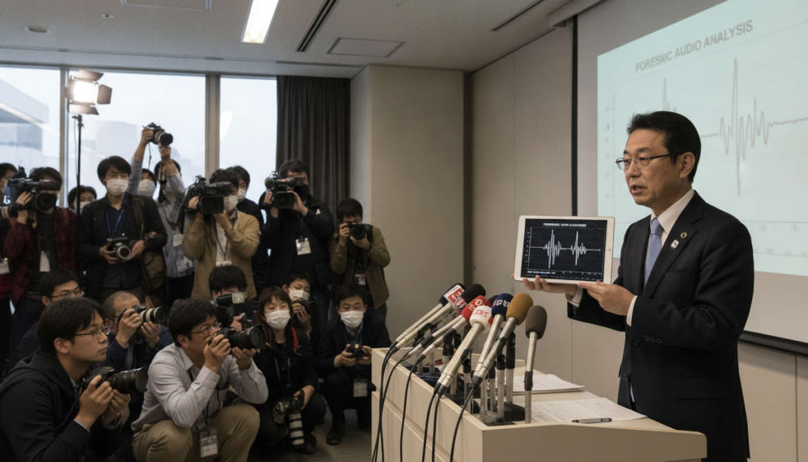 Fukuoka assembly lawmaker Yoshimatsu reveals forensic audio in alleged payment scandal