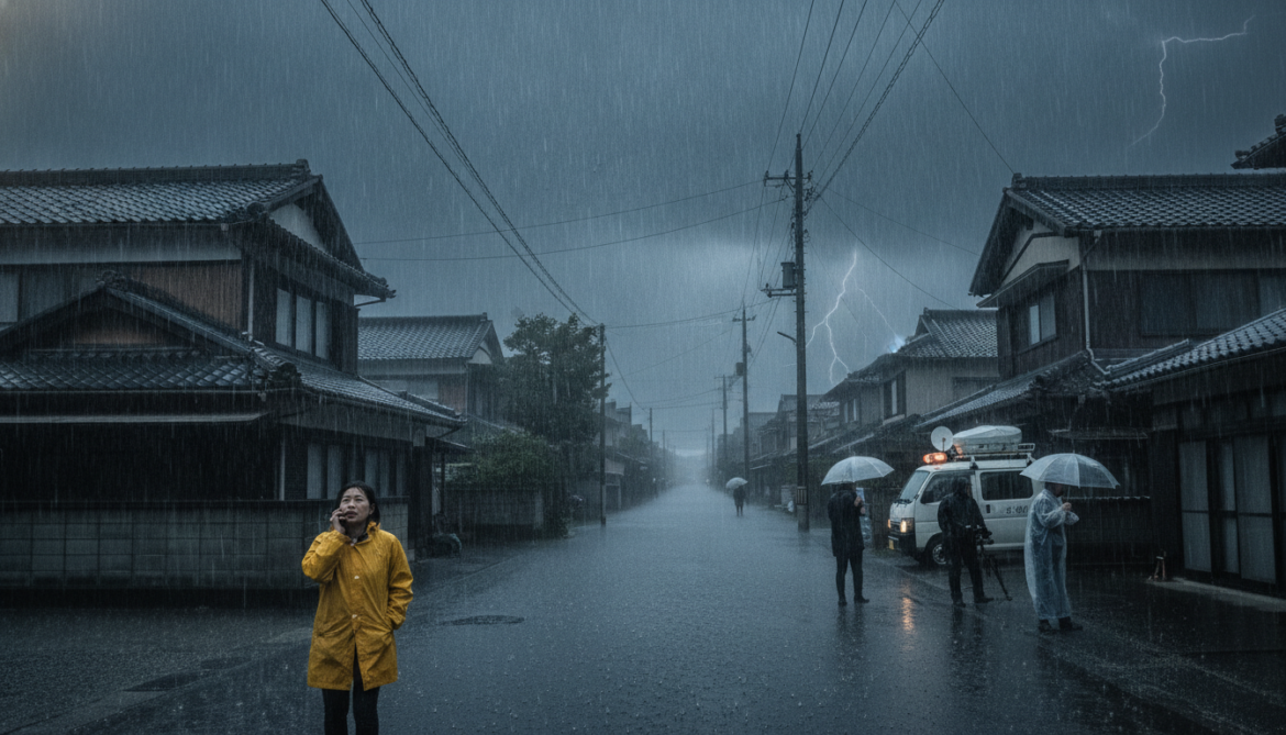 JMA issues urgent alert for imminent linear precipitation band in northern Saga