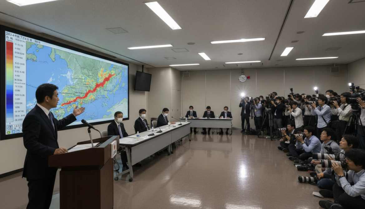 Japan Meteorological Agency warns of imminent linear rainband in southern Tochigi, Gunma