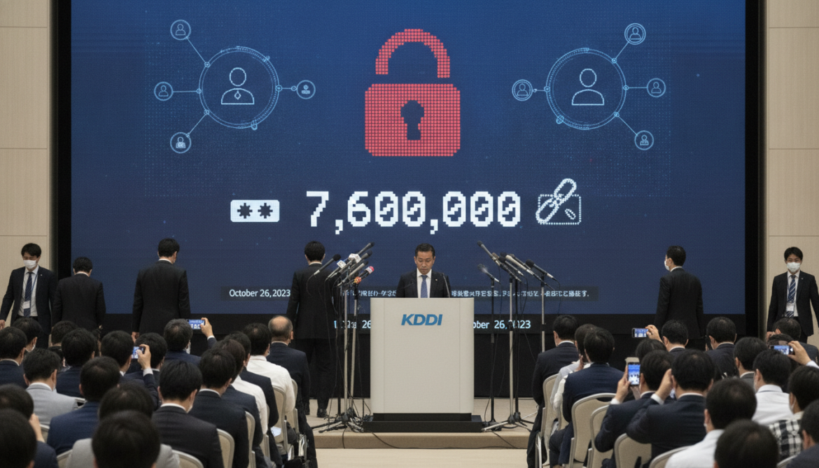 KDDI confirms 7.6 million passwords leaked in major email breach