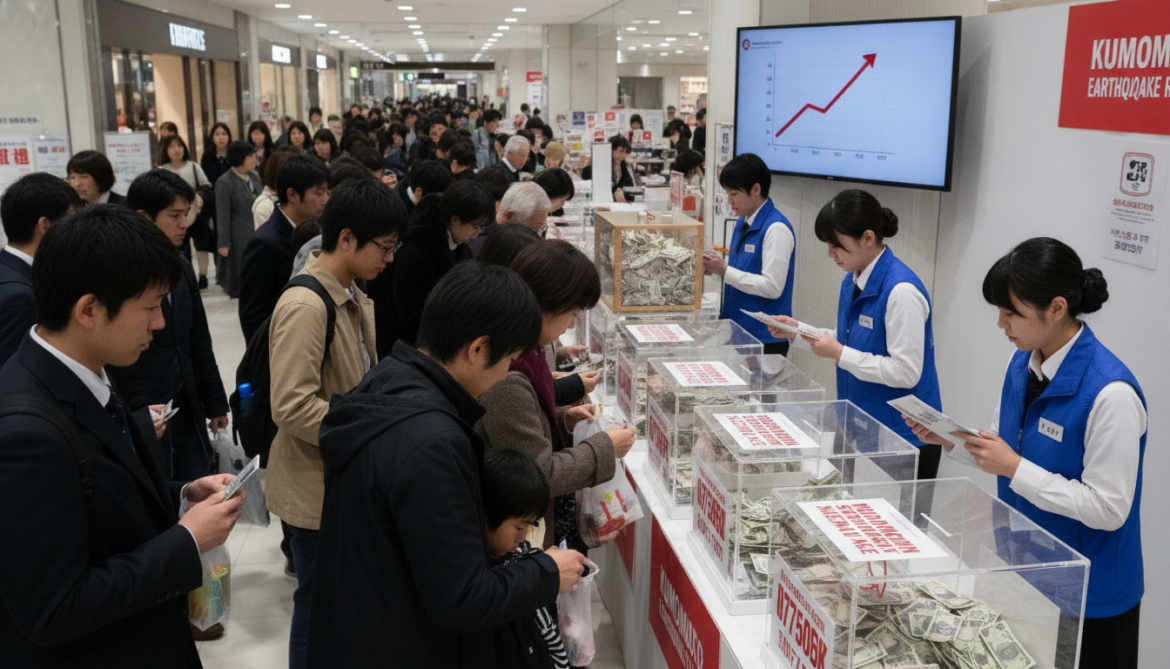 Kumamoto earthquake donations surge as Tokyo shop and online portals mobilize