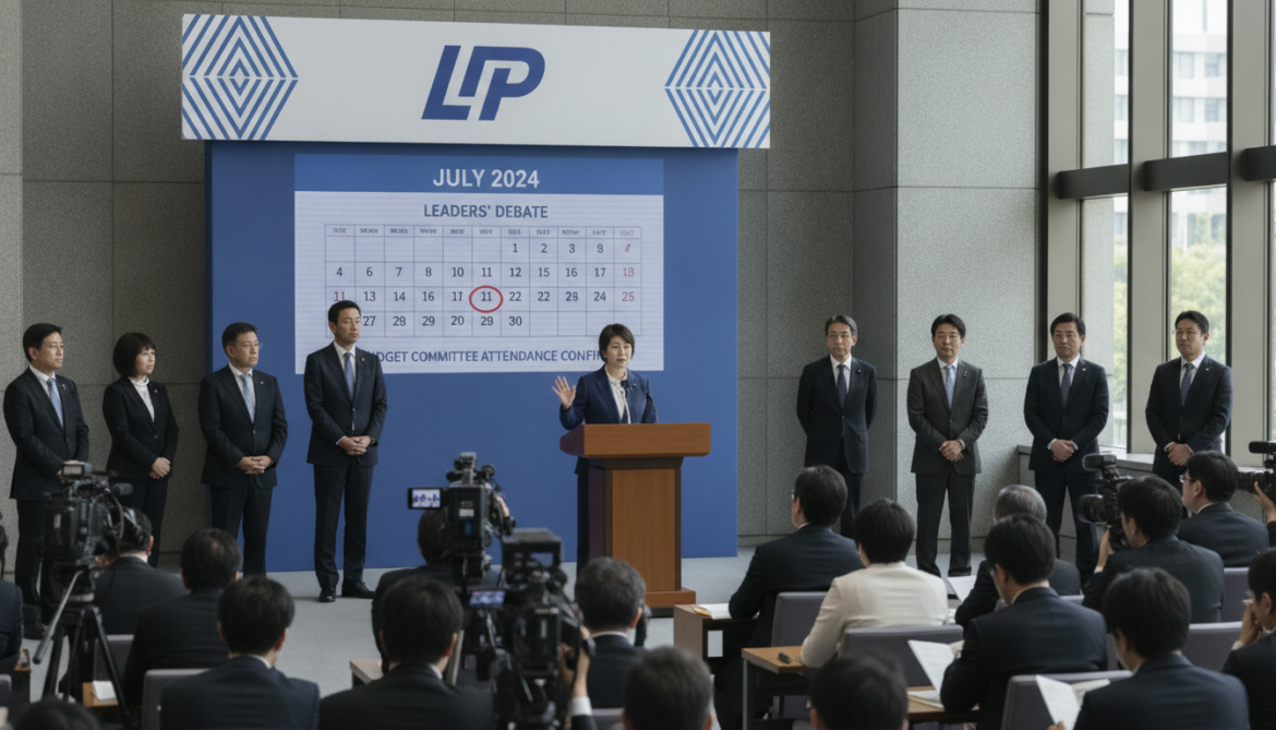 LDP confirms Takaichi will attend Budget Committee and schedules July leaders' debate