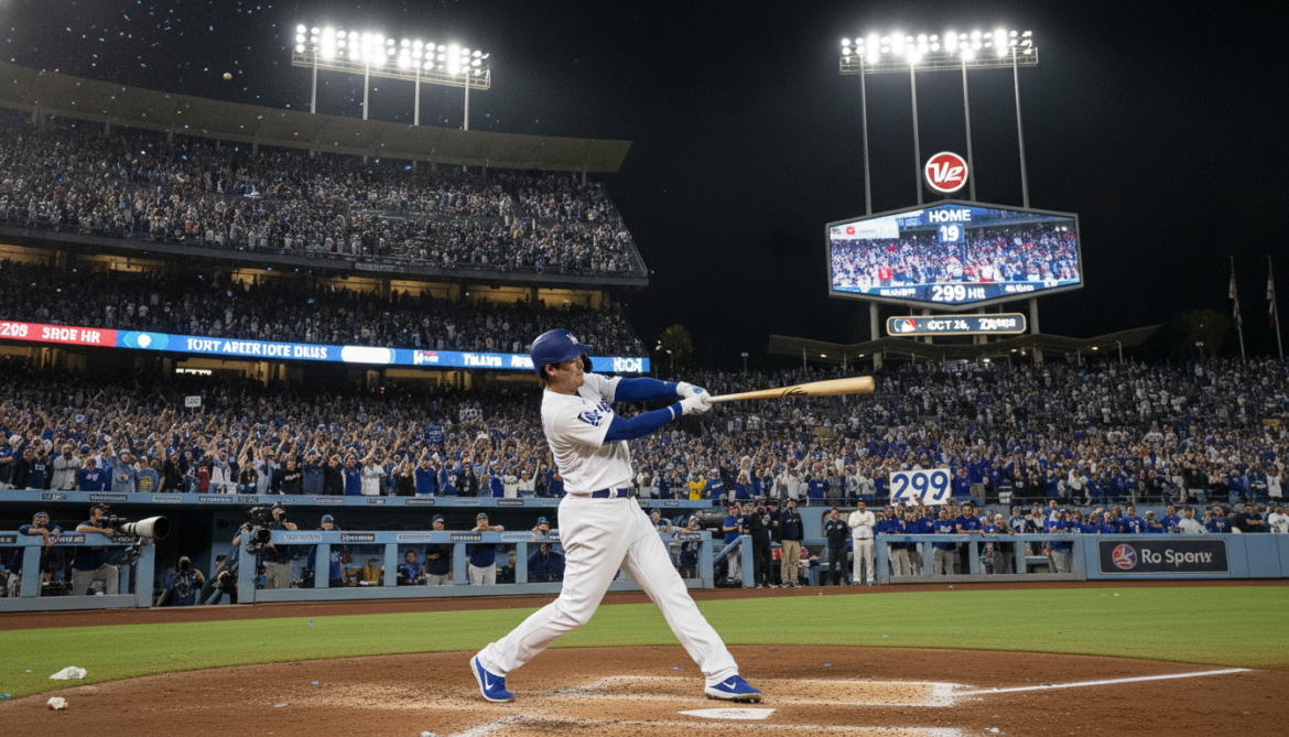 Ohtani hits 19th homer, records 299th career home run, nears 300