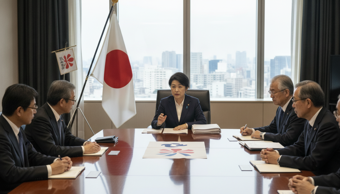 Prime Minister Takaichi orders party to cut food consumption tax to 1%