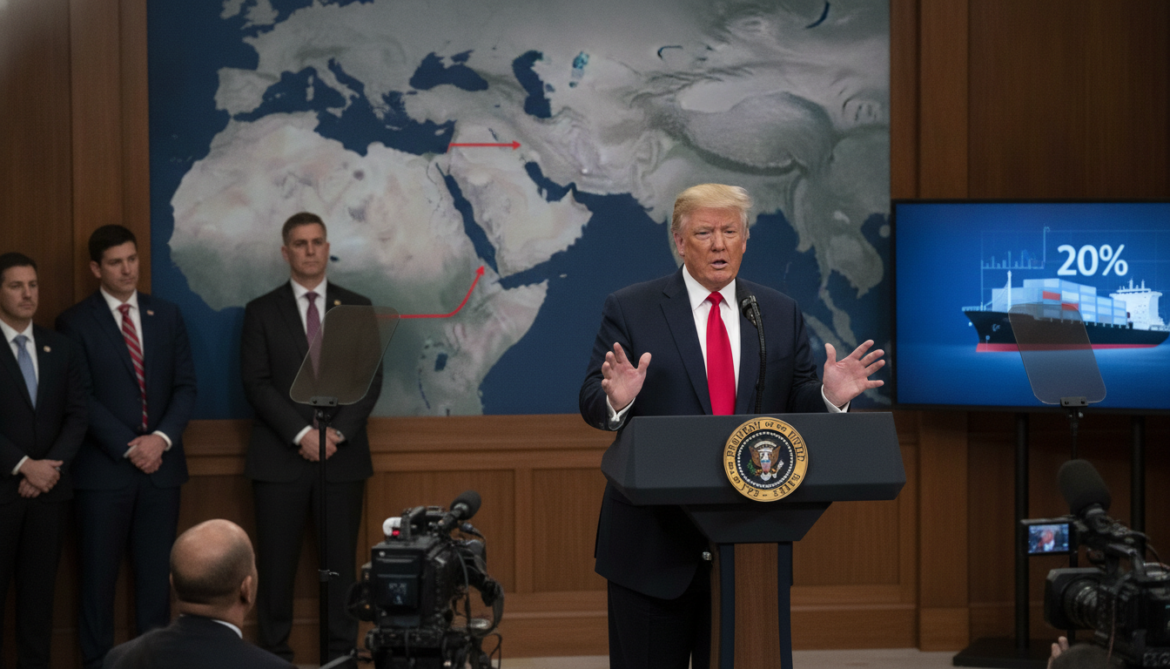 Trump reimposes blockade on Iran's Strait of Hormuz and demands 20 percent levy