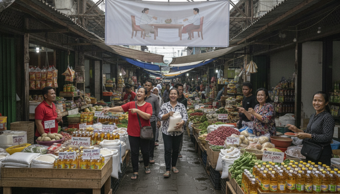 Indonesia free meals pause sparks sharp drop in staple prices