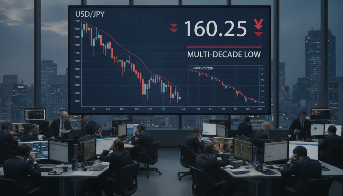 Yen sinks to multi-decade low as intervention offers only brief respite