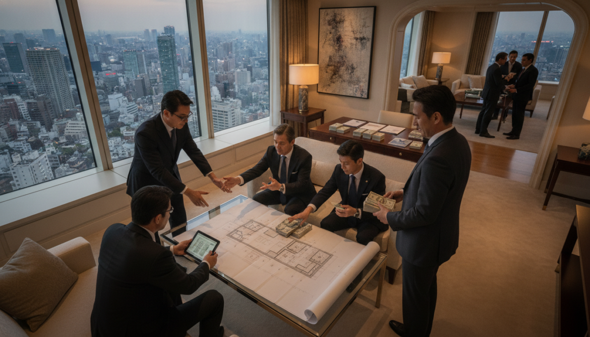 Penthouse cash purchases by wealthy buyers push Tokyo and Osaka prices higher