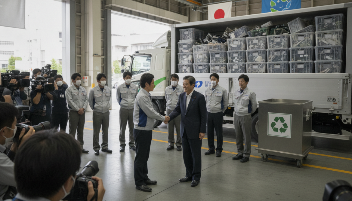 Japan launches pilot program enlisting transport firms to collect e-waste for rare metal recycling