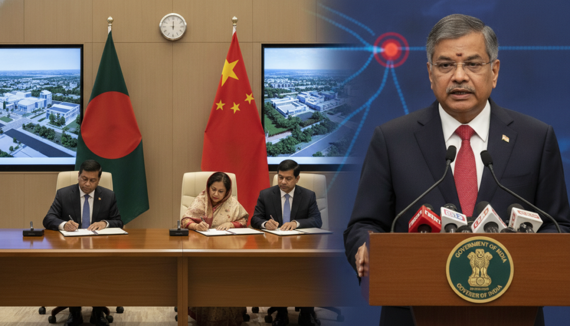 Bangladesh signs China deal for Mongla economic zone, India warns of surveillance