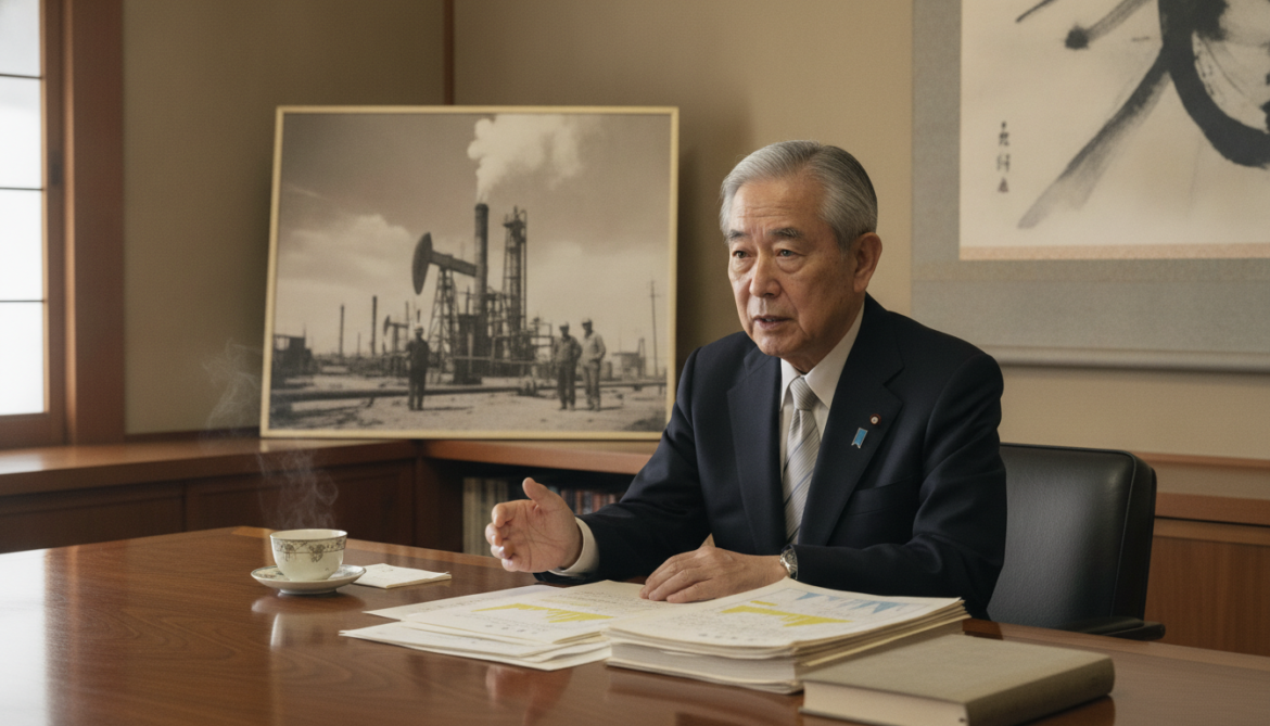 Yasuo Fukuda recalls working in oil industry during first 1973 oil shock