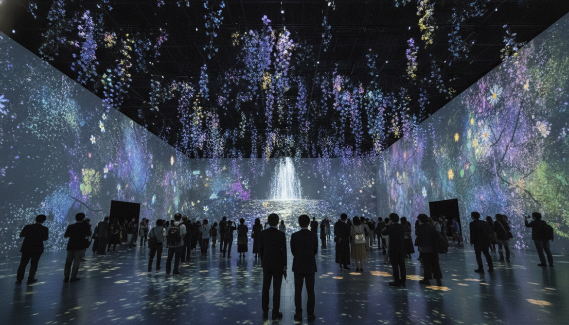 teamLab Borderless reopens in Azabudai Hills, unveils new asymmetry exhibition