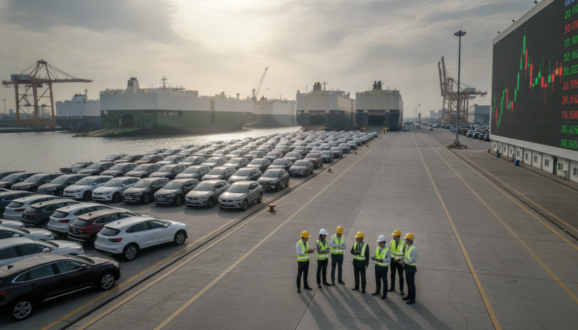 China vehicle exports offset slowing domestic demand as experts warn of volatility