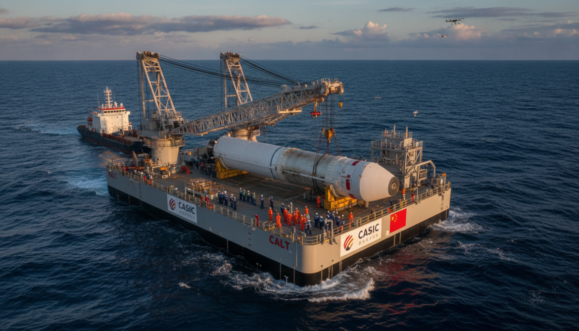 China tests experimental at-sea rocket recovery system to cut space costs