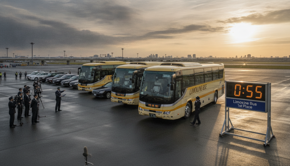 Narita Airport to Tokyo transport ranked with Limousine Bus topping field tests