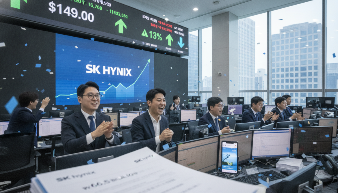 SK Hynix prices $26.5bn share sale at $149, shares jump 13 percent