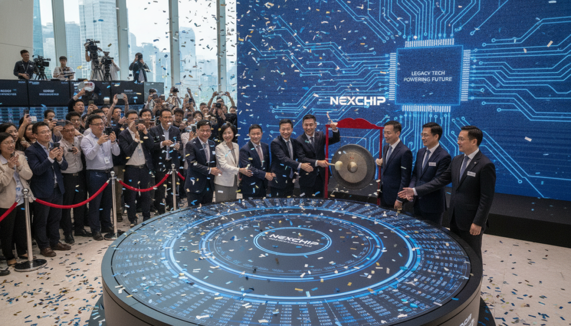 Nexchip lists on Hong Kong exchange highlighting strength in older-generation chips