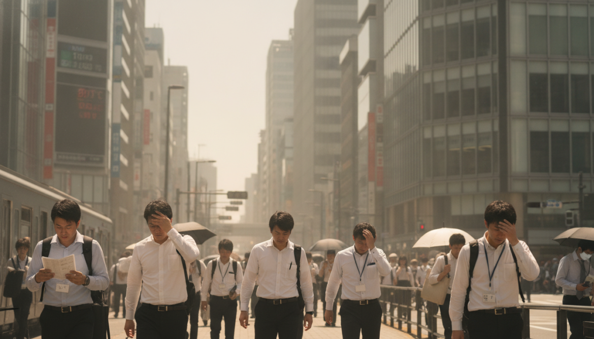 Japan reports 2.8 billion work hours lost annually to rising heat