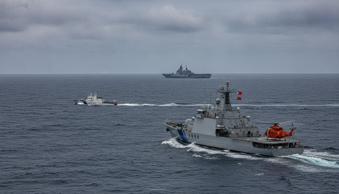 China ratchets up South China Sea operations near Philippines and Japan
