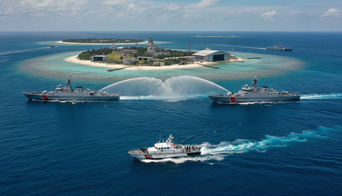 South China Sea: China escalates pressure on Philippines, fortifies Fiery Cross Reef